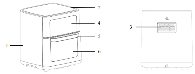 Anko-AF1202T-Silver-Air-Fryer-Oven-fIG-3