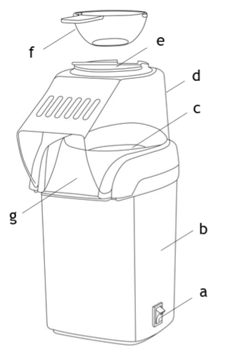 Anko-PS-1200-Automatic-Popcorn-Maker-figure-1