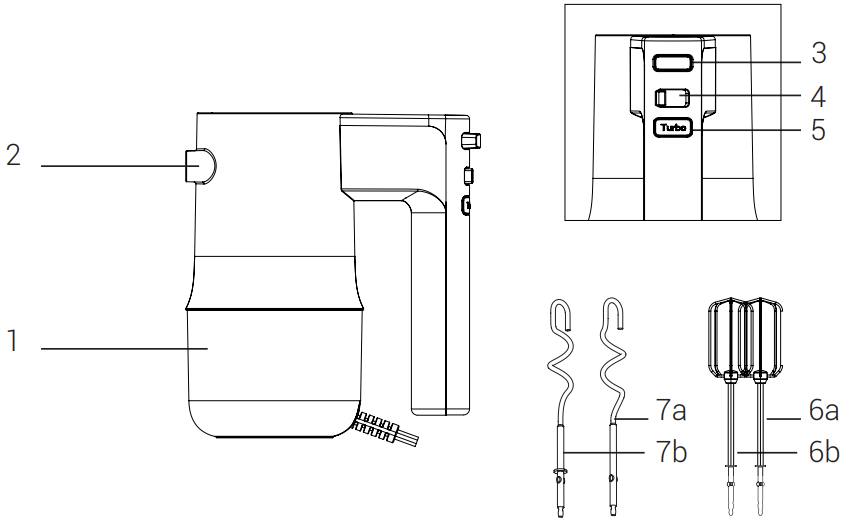 Beko HMM 81504 BX 500 W Hand Mixer