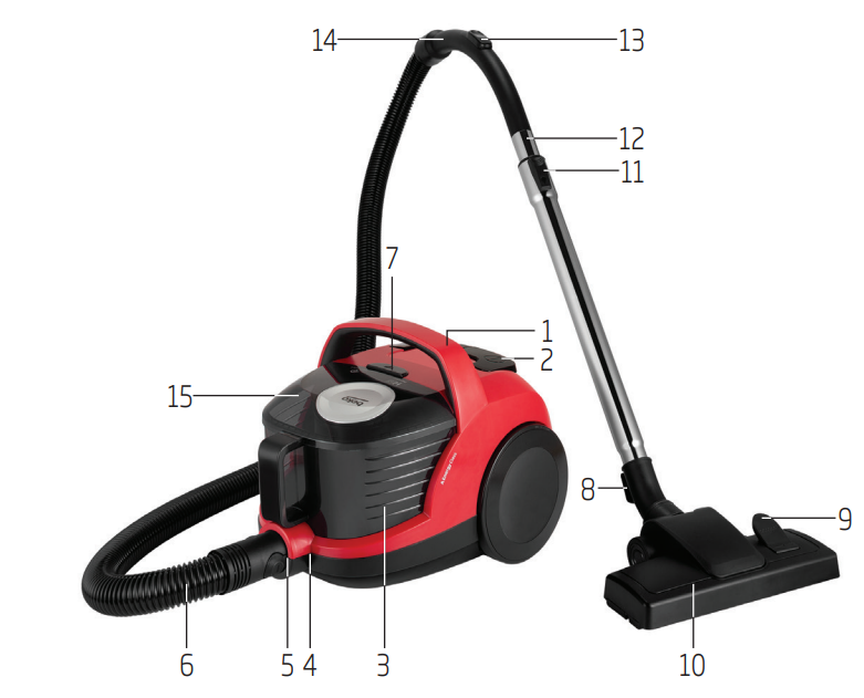 Beko VCO 32801AR Vacuum Cleaner