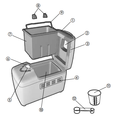 Black-&-Decker-B6000C-Automatic-Bread-Maker-Figure-1