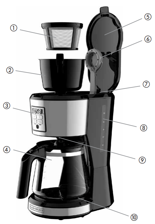 Black &-Decker-CM1231SC-12-CUP-CoffeeMaker-FIG-1