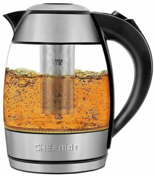 CHEFMAN-RJ11-17-TI-Cordless-Glass-Electric-Kettle-Product