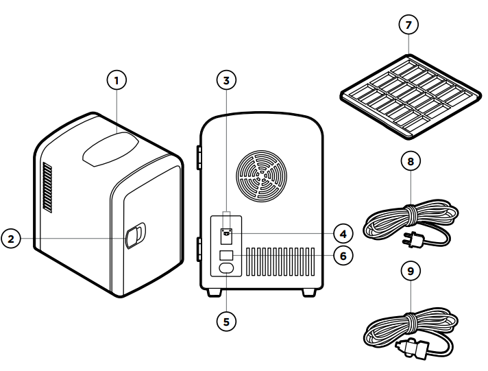 CHEFMAN-RJ48-UK-Series-Mini-Portable-Fridge-figure-1