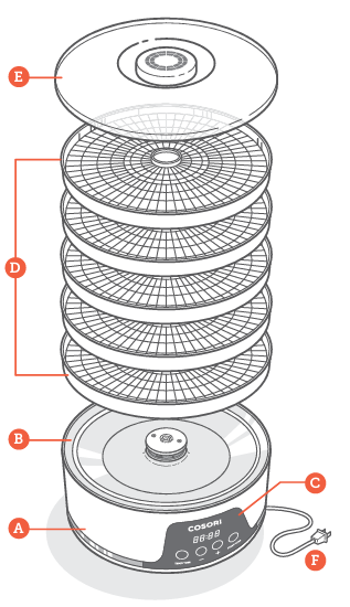 Cosori-CFD-N051-W-Food-Dehydrator-FIGURE-3