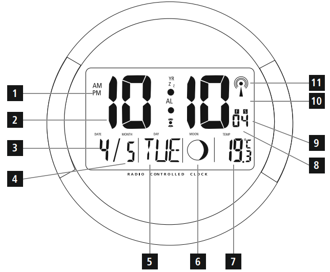 Hama-00 222214-ISCHIA-Radio-Wall-Clock-Fig-4