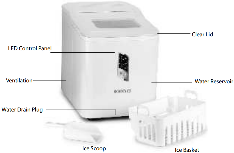 IGLOO-IGLICEBSC26-Series-Self-Cleaning-Ice-Maker-product