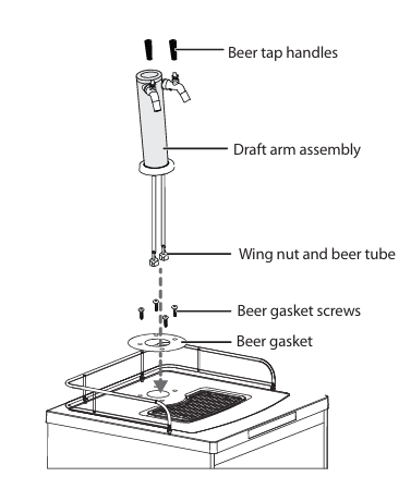 Insignia NS-BK2TSS6 Beverage Cooler