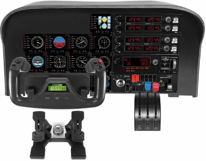 Logitech-FLIGHT-YOKE-SYSTEM-Simulation-Controller-PRODUCT