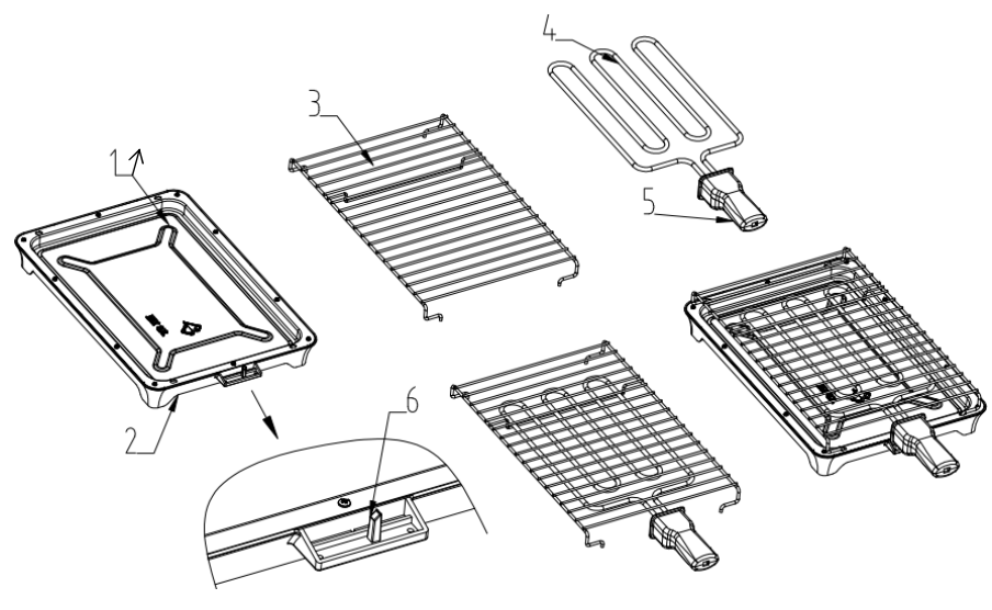 Orbegozo-BC-3660-Electric-Barbecue-figure-1