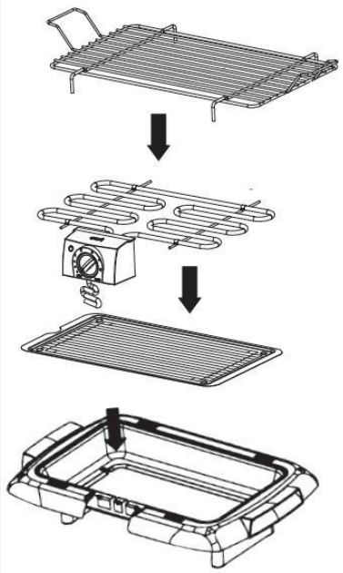 Orbegozo-BCT 3850-Electric-Barbecue-Figure-1