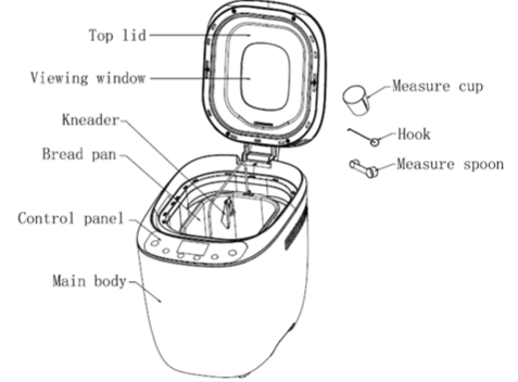 Orbegozo-MHP-3500-Automatic-Bread-Maker-figure-1