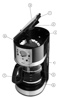 Oster-BVSTCJ-Series-12-Cup-Coffeemaker-FIGURE-1