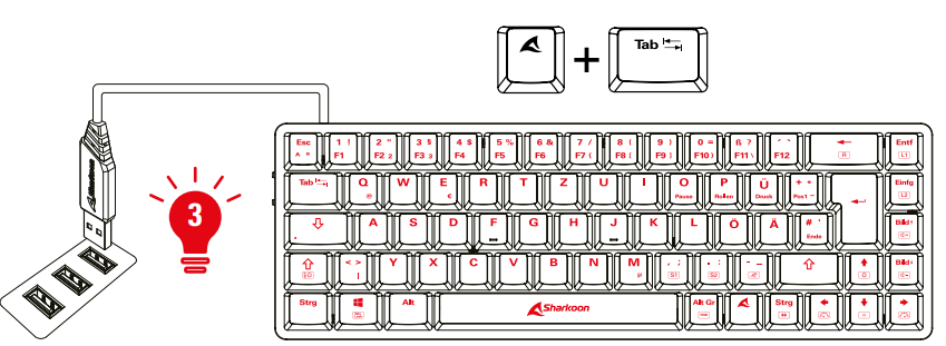 Sharkoon-PureWriter-W65-Wireless-keyboard-fig-3