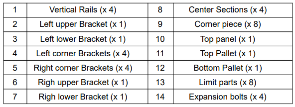 Vevor-HT-W6412-Adjustable-Open-Frame-Server-Fig-3