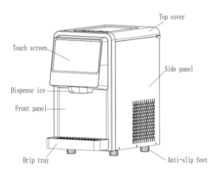 Vevor-SKF-S25J-Counter-Top-Cube-Ice-Maker-figure-2