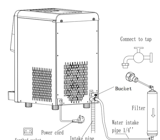 Vevor-SKF-S25J-Counter-Top-Cube-Ice-Maker-figure-4