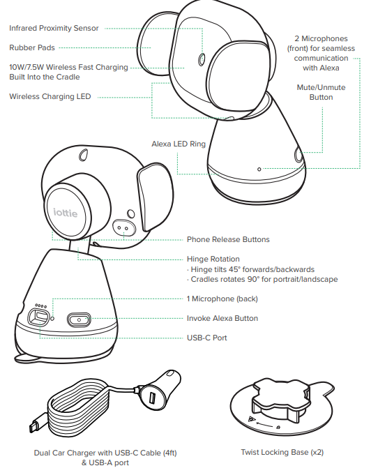 iOttie-B08HQVMZWW-Aivo-Connect-Alexa-Built-in Car-Mount FIG 3