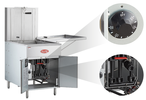 AVANTCO 177EF40B Electric Floor Frye-figur-6