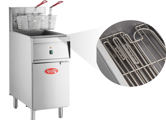 AVANTCO 177EF40B Electric Floor Frye-figure