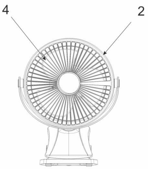 Adler-AD-7342-Rechargeable-Clip-on-Desk-Fan-Fig-1