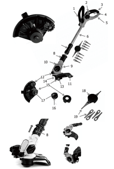 Blaupunkt-CT5010-Cordless-Grass-trimmer-figure-1