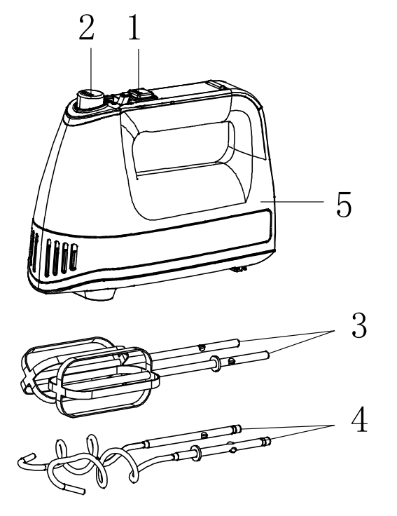 Blaupunkt-HMM401-Electric-Hand-Blender-figure-1