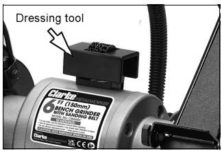 Clarke-6502130-Sanding-Belt-Bench-Grinder-figure-8