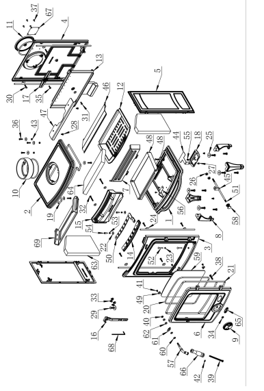 Clarke-DL0-Chesterford-Cast-Iro-Stov-figur-17