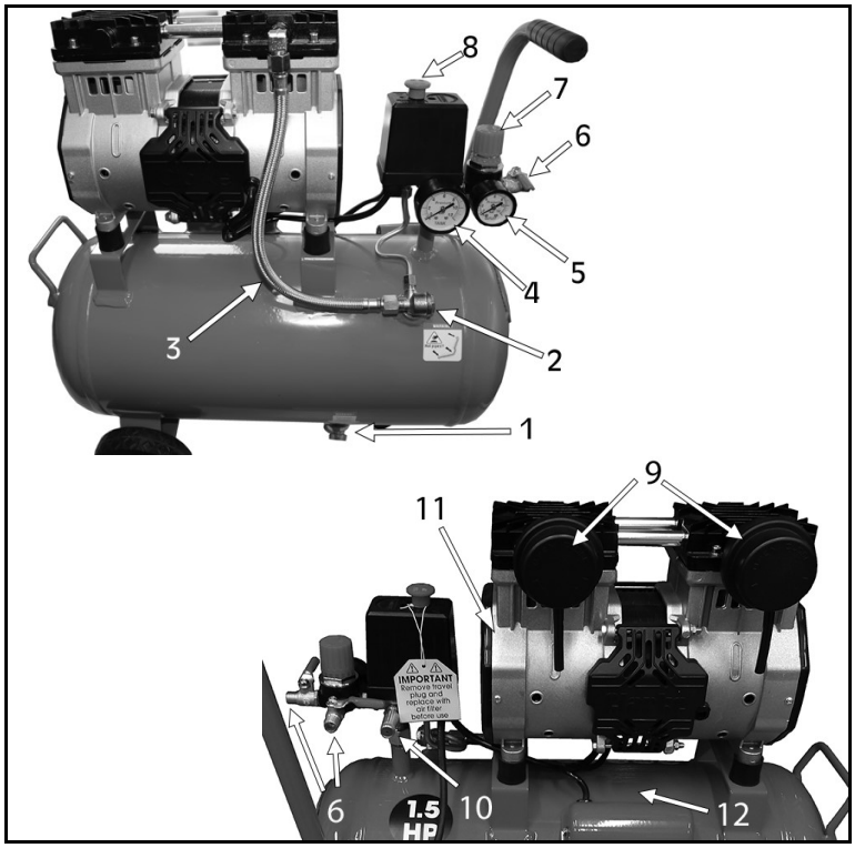 Clarke-SHHH24-150-Low-Noise-Air-Compressor-figure-2