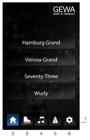 GEWA-UP405-Black-Digital-Piano-figure-11