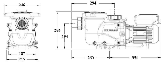 Hayward-1B-ESP2300HVS-EcoStar-Speed-Pump-FIGURE-1