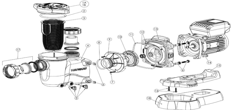 Hayward-1B-ESP2300HVS-EcoStar-Speed-Pump-FIGURE-11