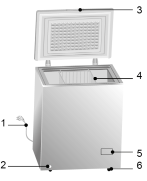 KLARSTEIN-10035587- ICEBLOKK-Freezer-Fig-1