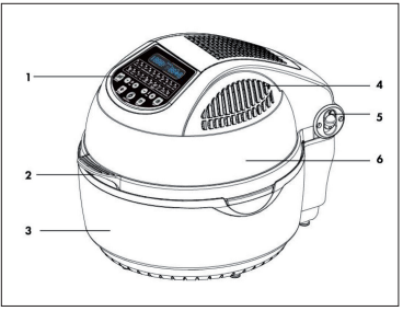 KLARSTEIN-10035590-VITAIR-SMART-Hot-Air-Fryer-figure-1