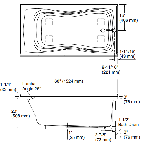 Kohler-K-1219-R-60-x-32-Alcove-Bat-FG-3