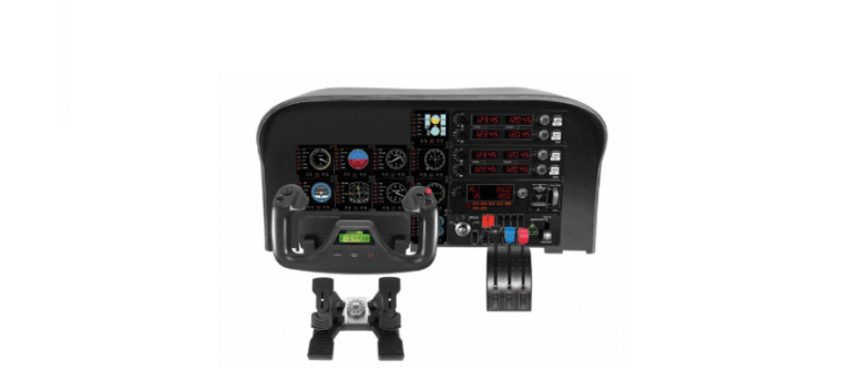 Logitech-FLIGHT-YOKE-SYSTEM-Simulation-Controller-featured