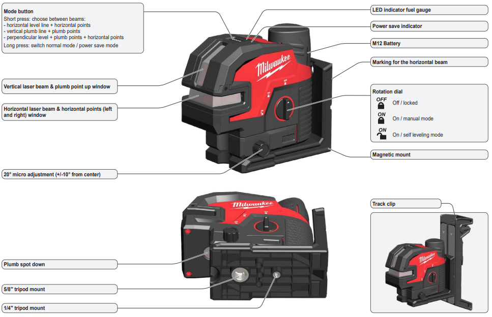 Milwaukee-M12-CLL4P-12V-Cross-Line-Laser-Fig-3