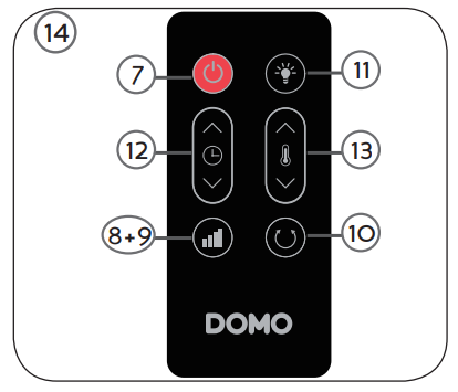 DOMO-DO7345H-Ceramic-Tower-Heater