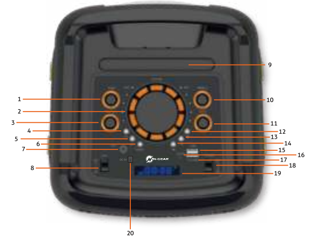 N-GEAR-FLASHBANGER-777-Portable-Karaoke-Speake-FIGURE-1