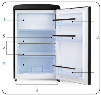 Primo-PR163RKMZ-Retro-Refrigerator-figure-1