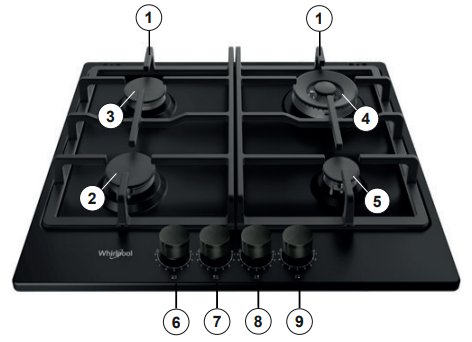 Whirlpool-TKRL-661-4-Burners-Cooking-Range-figure-5