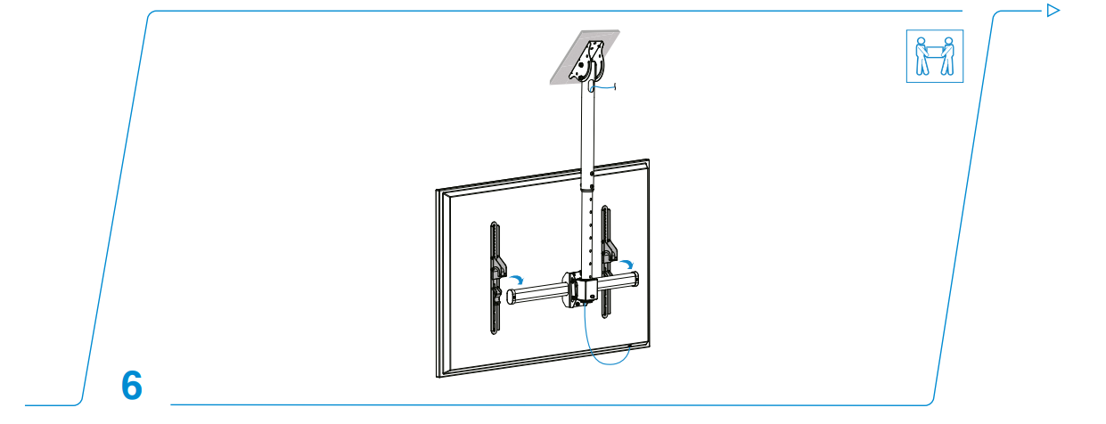 Soft cloth used for cleaning the TV mount