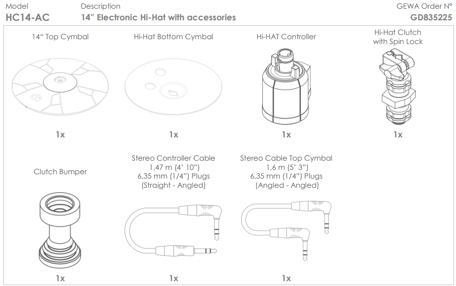 Keep electronic drum cymbals away from water, moisture, and damp floors