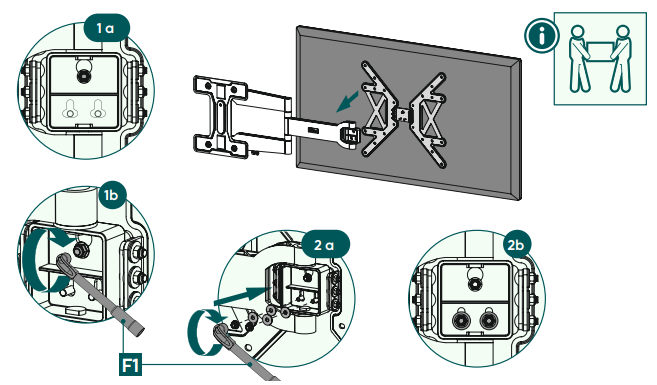 Hama-00220854-TV-Wall-Bracket=-Installation-fg-8