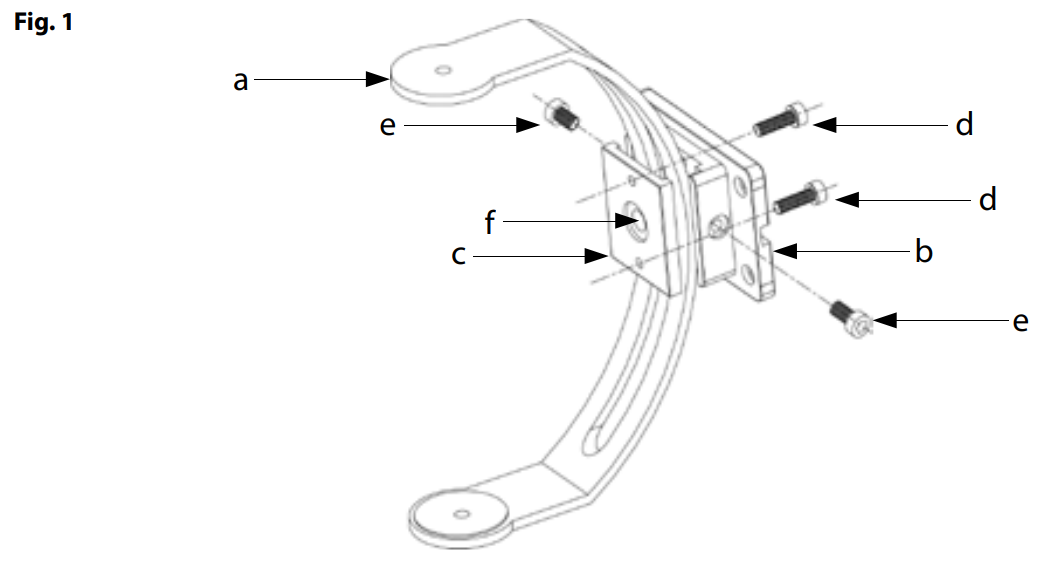 Speaker package contents including brackets, screws, and manual