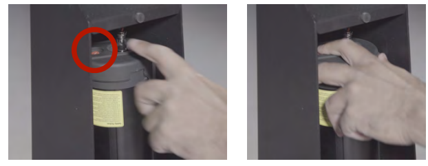 GT1 pedestal Ethernet, USB, and power input ports