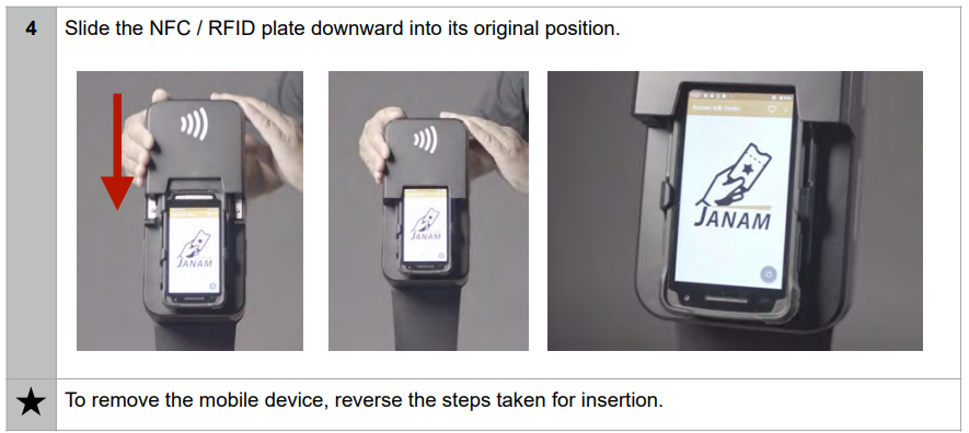 GT1 pedestal in use at a sports stadium for self-service entry