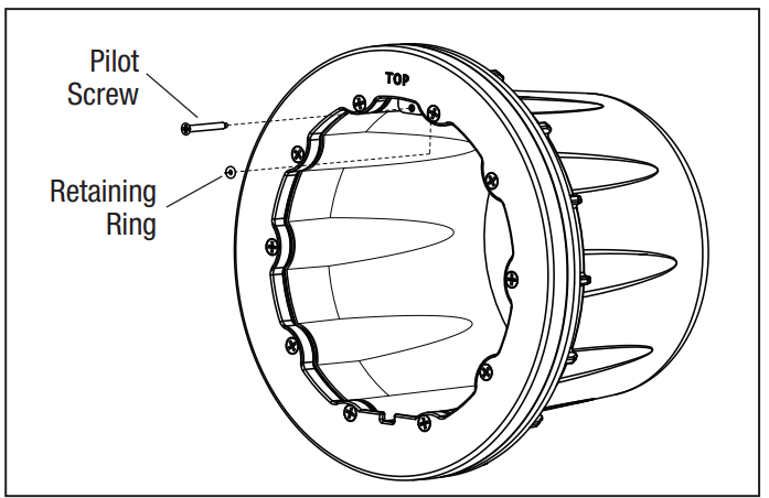 Vinyl pool niche installation with face ring alignment