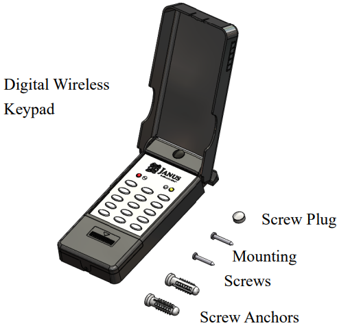 JANUS-TX2000-Pantheon-Wireless-Keypad-figure-1
